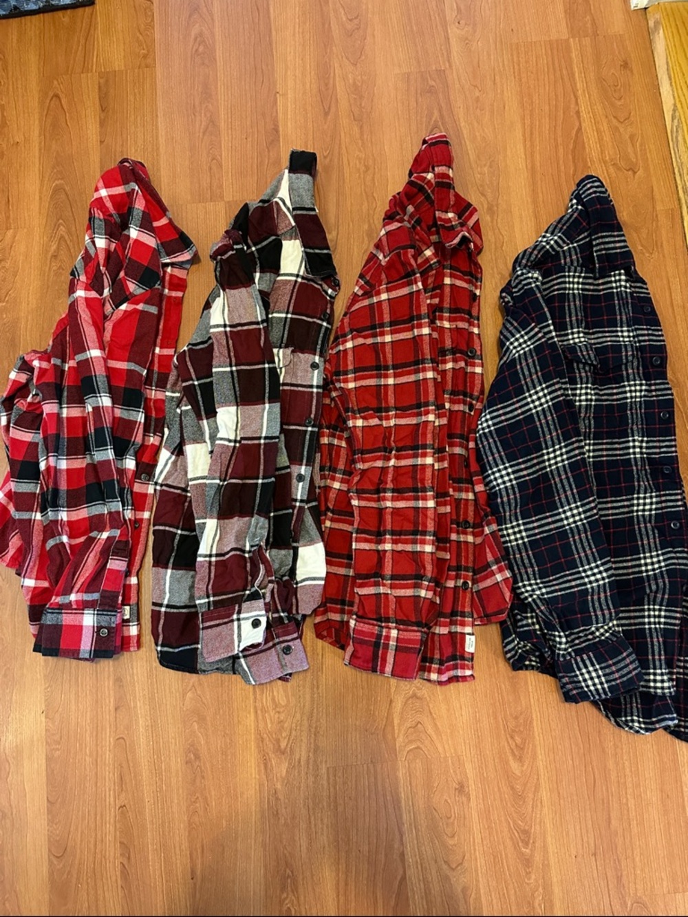 American Eagle Plaid Flannel Shirts